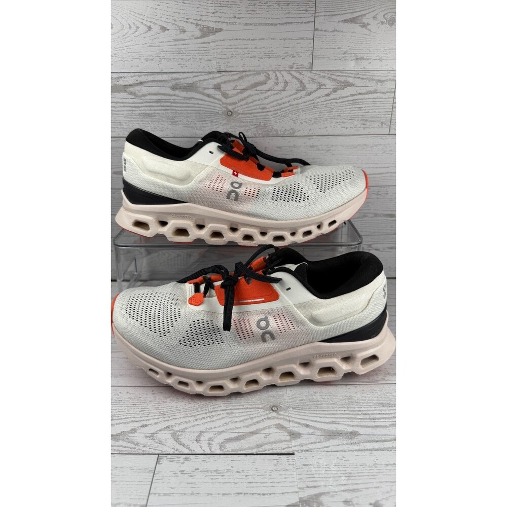 On Cloudstratus 3 3WD30121148 Orange White Sand 10B Women's Running Shoes #780